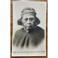 ABORIGENES INDIO ARAUCANO ANTIGUA TARJETA POSTAL INDIGENAS